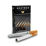 Tobacco & Nicotine FREE Herbal Cigarettes (1 pk Ultras & 1pk Menthols) Ecstacy Brand