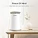 Enther Air Purifier with True HEPA Filter, Air Filter for Allergies Pets Smoke Smokers Home Mold Dust, Air Cleaner Odor Eliminator for Large Room with Air Quality Monitor, Optional Night Light