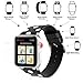 Sport Band for Apple Watch 38mm 42mm, iWatch Strap Replacement with Polka Dot Floral Print Leather Bracelet Wristband for Apple Watch Series 3，2，1, NIKE+, Hermes, Edition (Black white polka dot, 42mm)