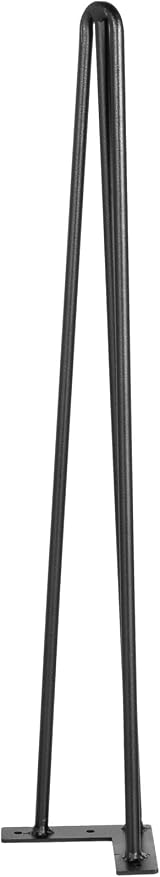 VEVOR 30" Black Hairpin Table Legs Set of 4 Heavy Duty Steel Desk Legs 220lbs view 9