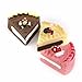 Gracefulvara 8PCS Bakery Shop Kitchen Food Cake Donuts Cupcake for 1/12 Miniature Dollhouse