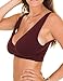 Caramel Cantina 4 Pack Nursing Maternity Women’s Sleep Comfort Bralette Bra (Medium, Dark Winter)