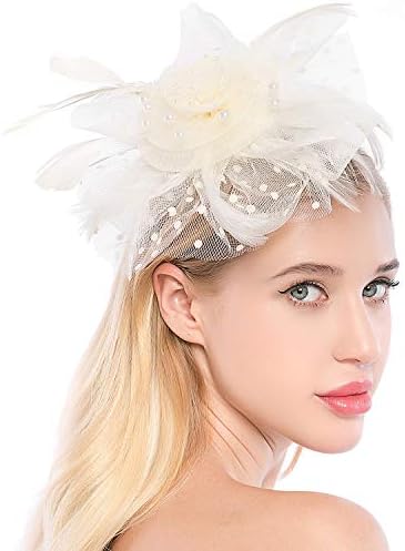 1920s Flapper Headbands Gatsby Inspired 20s Headpiece Hat for Women Tea Party