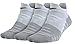 NIKE Women's Dry Cushion Low Socks (3 Pairs), White/Wolf Grey/Anthracite, Medium