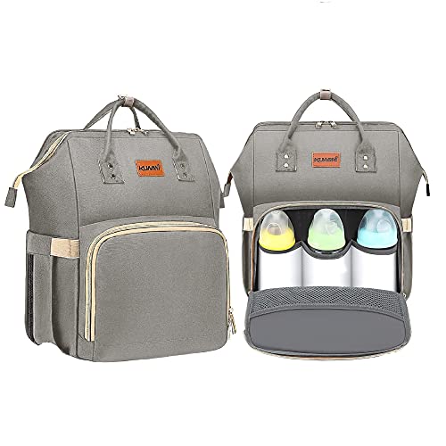 KUWANI Diaper Bag Backpack with Changing Station for Boys Girl, Baby