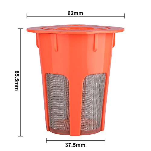 BRBHOM 2 Refillable K Carafe Coffee Pods KCarafe Reusable Capsules 2.0