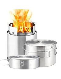 Solo Stove Campfire & 2 Pot Set Combo: 4 + persona