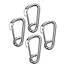 4-Pieces-Stainless-Steel-316-Spring-Hook-Carabiner-14-Marine-Grade-Safety-Clip 4-Pieces-Stainless-Steel-316-Spring-Hook-Carabiner-14-Marine-Grade-Safety-Clip
