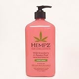 HEMPZ Wild Strawberry & Passion Fruit Herbal Body Moisturizer, 17 fl oz