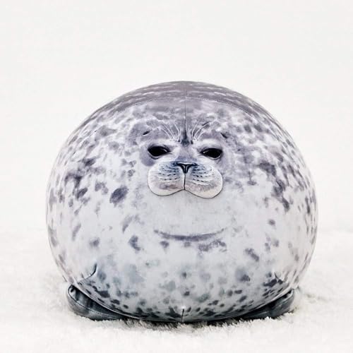 MerryXD Chubby Blob Seal Pillow,Stuffed Cotton Plush Animal Toy Cute Ocean Large(23.6 in)