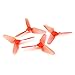 EMAX 12pcs AVAN 3024 Props 3inch 3-Blade PC Propellers 6CW 6CCW for fpv mini drone like Babyhawk-R (Transparent red)
