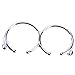 Amarine Made 316 Stainless Steel Double Ring Cup Drink Holder - Open Design