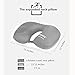 Inflatable Travel Neck Pillow Suitable for Airplane (Gray)