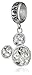 Disney Stainless Steel Mickey April Birthstone 