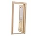 Dollhouse Miniature Wooden Door Unpainted