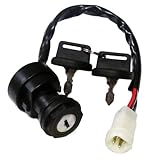 Caltric Ignition Key Switch Fits YAMAHA BIG BEAR 350 YFM350 4x4 1987 1988 1989 1990 1991 1992 1993 1994 NEW