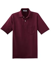 JERZEES -SpotShield Jersey deportivo de punto de 5.6 onzas con bolsillo. 436MP