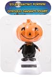 Solar Bobblehead Toy Figure - Dancing Jack-O-Lantern by DIYJewelryDepot