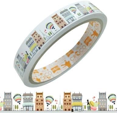 Chic CROCO Printed Sticker Roll, Fly me to France