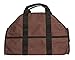 Premium Log Carrier - Wood Tote (Brown) by SC Lifestyle