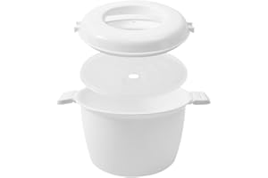 Microwave Rice Cooker - Food Grade Portable Rice Container for Easy Cooking Soups and Oatmeal High Temperature Resistant for 