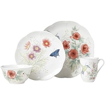 Lenox 882265 Butterfly Meadow Flutter Hummingbird 4 Piece Place Setting