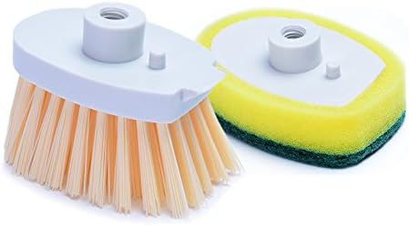 Huibot Bamboo Dish Brush Replacable Heands Refill Bristle and Sponge