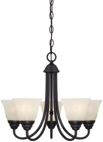 DESIGNERS FOUNTAIN85185-ORB Kendall 5 Light Chandelier, Oil Rubbed Bronze