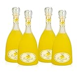 Limoncello of Sorrento Marcati Gagliano (Pack 4 Satin Finish Bottles)