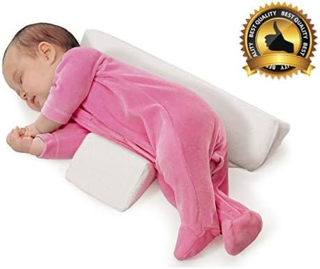 High Quanlity, Infant Sleep Pillow Support Wedge by ZinZinOne, Adjustable Width 10-22CM,(0-7Month)