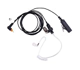 AIRSN Earpiece Headset for Motorola SL300 SL7550 7580 7590 SL4000 SL1K SL1M Walkie Talkie 2 Way Radio,with Acoustic Tube Earpiece and Mic PTT