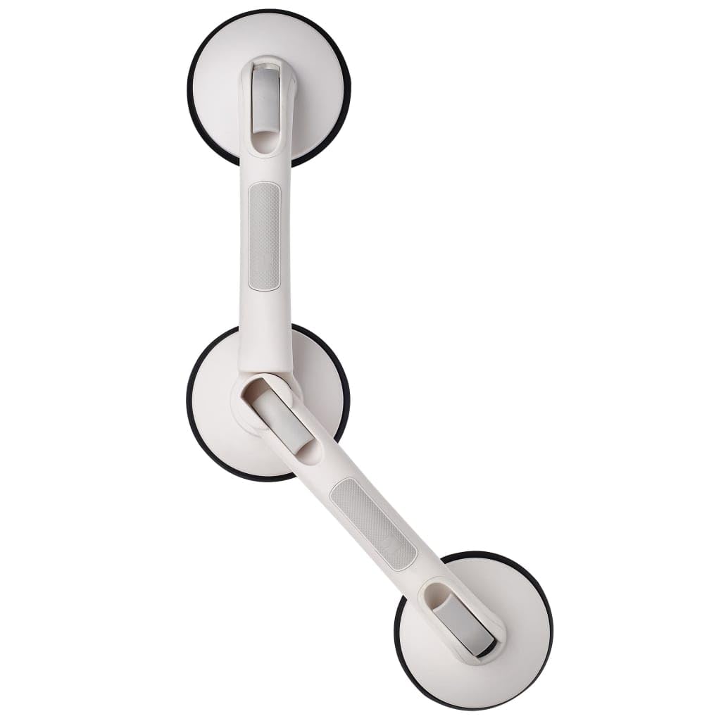 RIDDER Premium Travel Suction Handle with Suction Cup ABS (Acrylonitrile Butadiene Styrene) White Approx. 60 cm