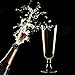 50 Plastic Champagne Flutes | 5.5 oz. Clear Hard Disposable Party & Wedding Cups | Premium Heavy Duty Fancy Champagne Flute (50-Pack) by Bloomingoods