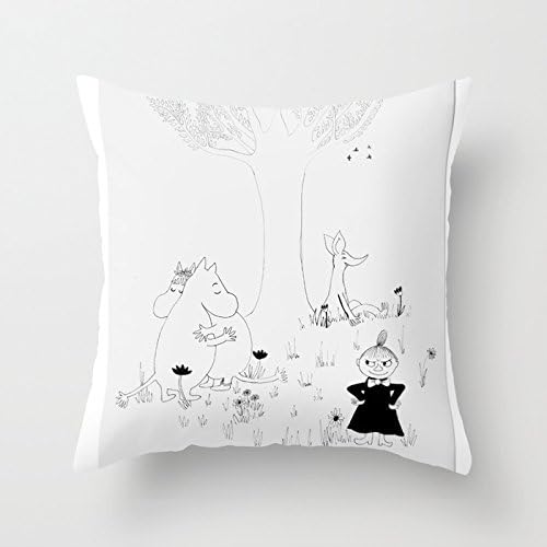 Moomin Love Pillow Case by Indie_Bindie cartoon 1818 inches