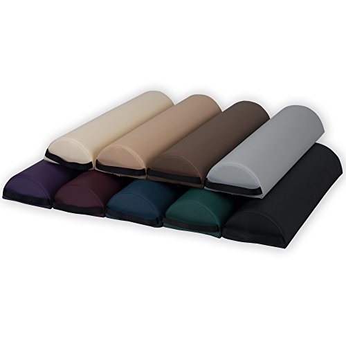 EARTHLITE Bolster Pillow Half Jumbo Durable Massage Bolster, 100 PU