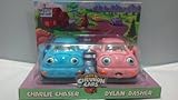 Chevron Cars Charlie Chaser & Dylan Dasher 2 Car Set, Toy Vehicles Pair, Collectible