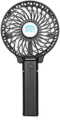 Handheld Electric Fan, Foldable Desgin with Rechargeable 2000mAh Battery for Outdoor and Travel (3 Speed)