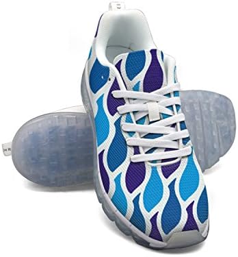 HMAG Women's Air Cushion Running Shoes Breathable Lightweight Sneakers Trail Running Shoe Sea Fish Casual Walking Sneakers