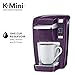 Keurig K15 Coffee Maker, Single Serve K-Cup Pod Coffee Brewer, 6 to 10 Oz. Brew Sizes, Black Plum