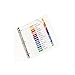 Avery Dividers for 3 Ring Binders, 15 Tabs per Set, Customizable Table of Contents, Multicolor Tabs, Great for Organizing Reports, Projects, and More (11143)