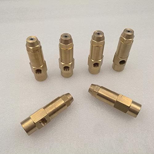 ZAMBUS Waste Oil Burner Spray Nozzle,Fuel Nozzle Siphon air atomizing Nozzle,Heavy Oil Waste Oil Alcohol-Based Fuel Burner Nozzle - (Color: 4.0mm)