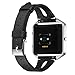 Areziir Slim Leather Bands Compatible with Fitbit Blaze Smart Watch, Genuine Leather Cute Replacement Band