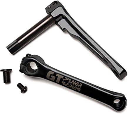 GTBikes Power Series Alloy Bicycle Crank Set (BLACK - 175mm)