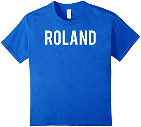 Kids Roland T Shirt - Cool new funny name fan cheap gift tee 10 Royal Blue