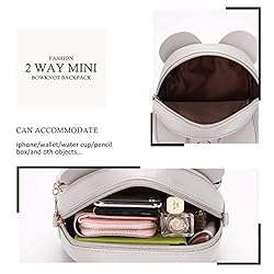 KL928 Girls Bowknot Polka Dot Cute Mini Backpack