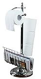 Toilet Paper Holder with Magazine Rack