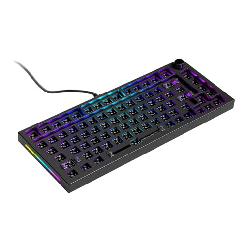 GLORIOUS Gaming GMMK PRO 75% Barebones Black (Frame Only) - Modular Mechanical…