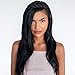 Madison Braids Women's Headband Hair Braid Natural Looking Synthetic Hair Piece Extension - Olivia - Sunset Blonde