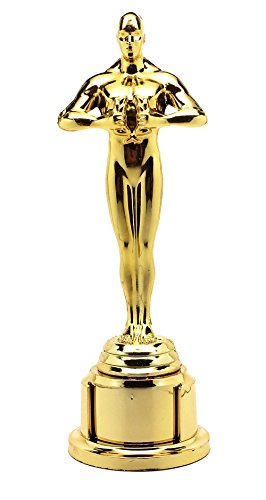 Award Trophy Statue for Celebration or Party 7 1/4 Inches ALL GOLD, Set of 3