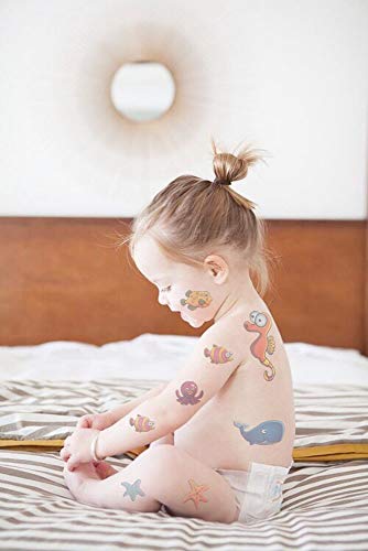 6 Temporary+Tattoos+Kids+Shark+Birthday+Supplies